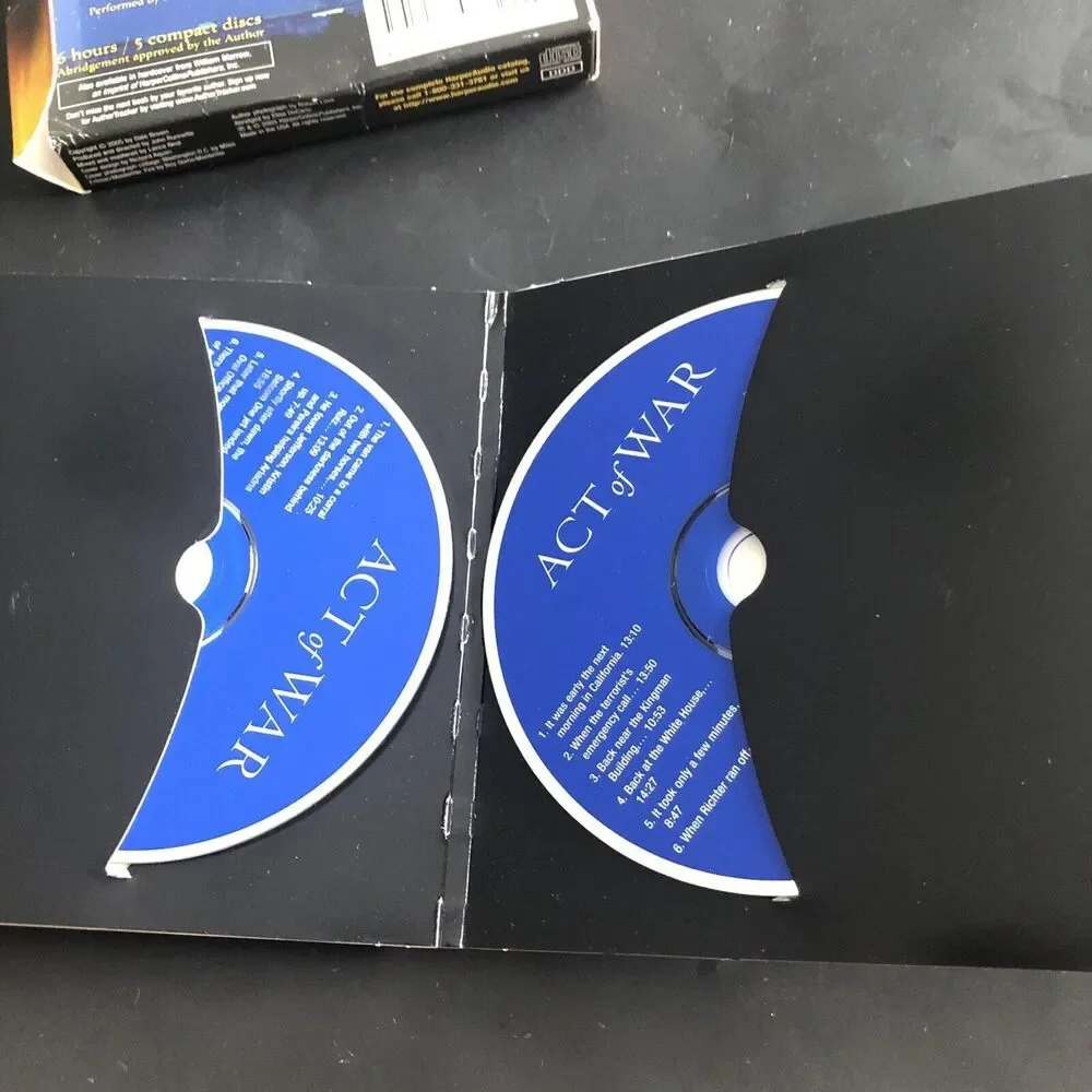 Act of War a Novel by Dale Brown on 5 CD's Performed by Larry Pressman.
